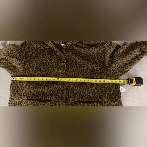 NWT Leopard print longline boho wool blend coat size 2X - Picture 15 of 16